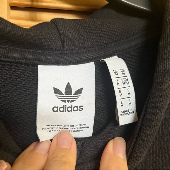 Adidas Adicolor Classics Trefoil Hoodie - Men's Sweatshirt Size Medium M - Picture 3 of 7